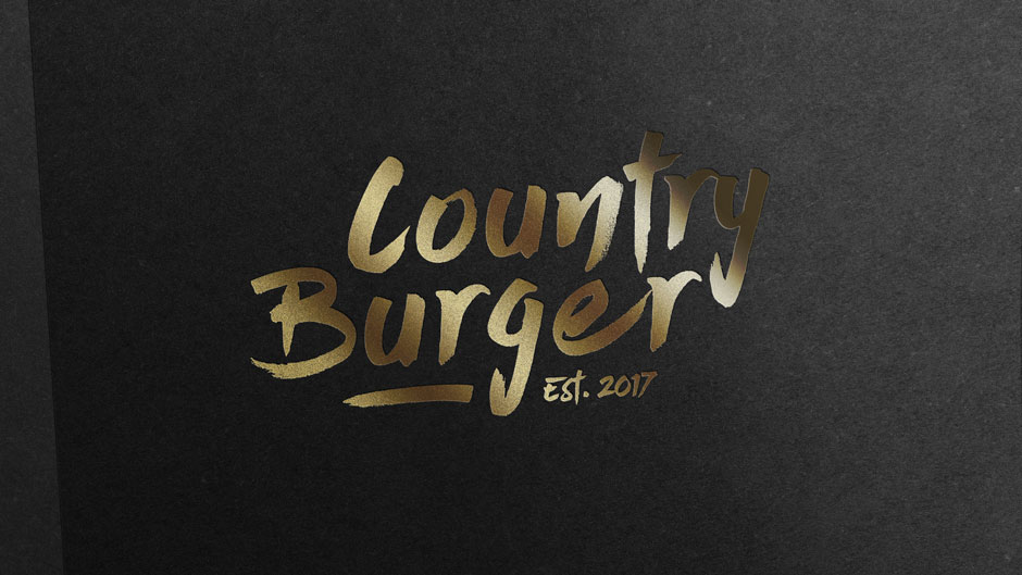 Country burger logotyp